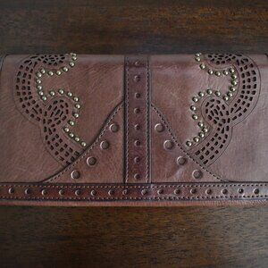 Cole Haan Leather Wallet (Matches Sierra Laser Cut Hobo Bag)